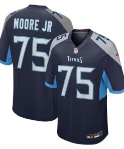 Dan Moore Jr. Tennessee Titans Nike Team Game Jersey -  Navy