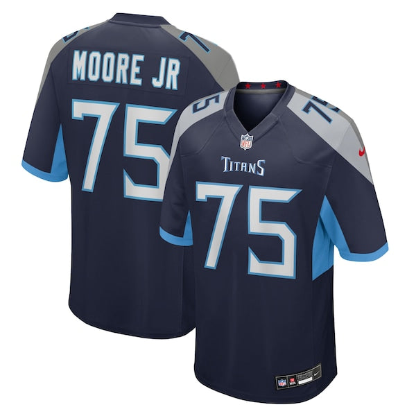 Dan Moore Jr. Tennessee Titans Nike Team Game Jersey - Navy