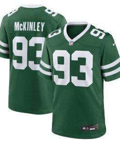 Takk McKinley New York Jets Nike Team Game Jersey - Legacy Green
