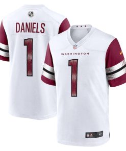 Jayden Daniels Washington Commanders Nike 2024 NFL Draft First Round Pick Player Game Jersey - White