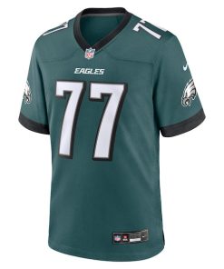 Alternative view of Mekhi Becton Sr.?Philadelphia Eagles Nike Game Jersey - Midnight Green