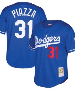 Mike Piazza Los Angeles Dodgers Youth Cooperstown Collection Mesh Batting Practice Jersey - Royal