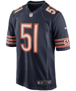 Alternative view of Dick Butkus Chicago Bears Nike Game Retired Player Jersey - Navy