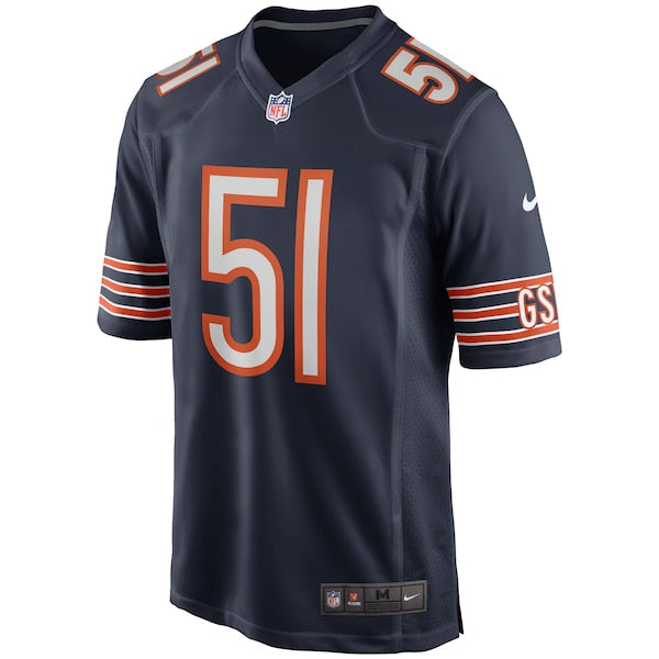 Dick Butkus Chicago Bears Nike Game Retired Player Jersey - Navy - Image 2