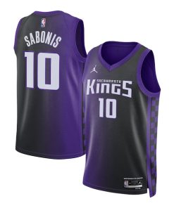 Domantas Sabonis Sacramento Kings Jordan Brand Unisex Swingman Jersey - Statement Edition - Purple