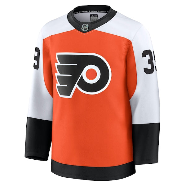 Matvei Michkov Philadelphia Flyers Home Premium Jersey - Orange/Black - Image 4