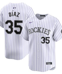 Elias Diaz Colorado Rockies Nike Home Limited Player Jersey - White