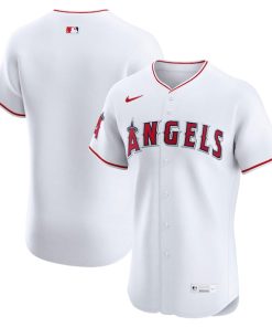 Los Angeles Angels Nike Home Elite Jersey - White/Red