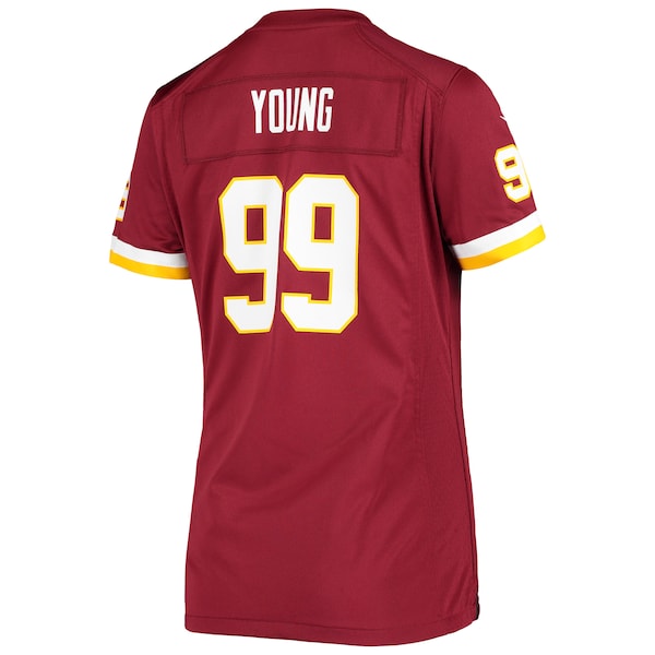 Chase Young Washington Football Team Nike Women's Player Game Jersey - Burgundy - Image 3