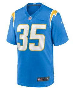 Alternative view of Terrell Bynum Los Angeles Chargers Nike Team Game Jersey -  Powder Blue