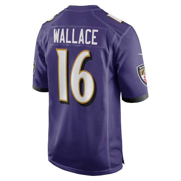 Tylan Wallace Baltimore Ravens Nike Game Jersey - Purple - Image 3