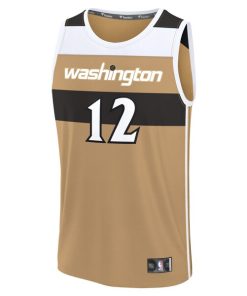 Alternative view of Tre Johnson III Washington Wizards  Youth 2025/26 City Edition Fastbreak Jersey - Gold