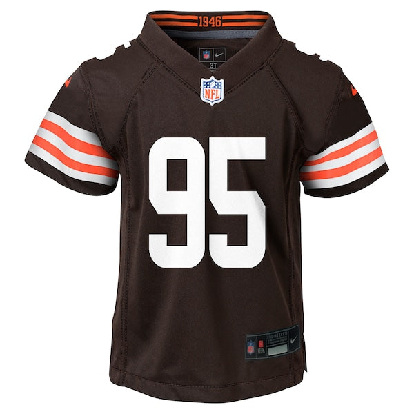 Myles Garrett Cleveland Browns Nike Toddler Game Jersey - Brown - Image 2