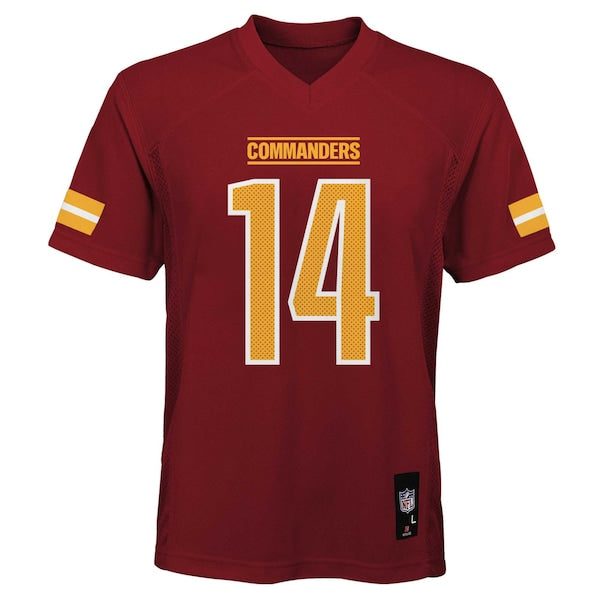 Sam Howell Washington Commanders Youth Replica Player Jersey - Burgundy - Image 2