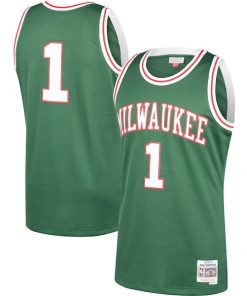 Oscar Robertson Milwaukee Bucks 2001/02 Hardwood Classics Swingman Jersey - Green