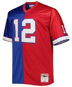 Alternative view of Jim Kelly Buffalo Bills Big & Tall Split Legacy Retired Player Replica Jersey - Royal/Red
