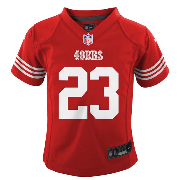 Christian McCaffrey San Francisco 49ers Nike Toddler Game Jersey - Scarlet - Image 2