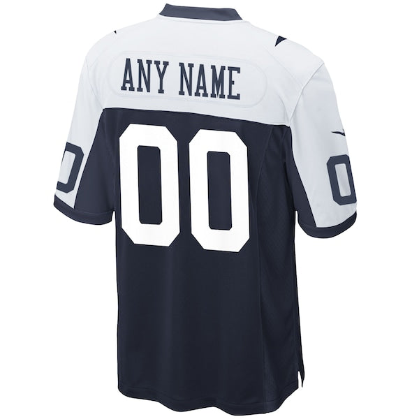 Dallas Cowboys Nike Alternate Custom Game Jersey - Navy - Image 3