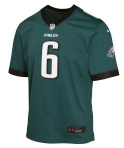 Alternative view of DeVonta Smith Philadelphia Eagles Nike Youth Game Jersey - Midnight Green