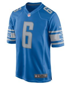 Alternative view of Ifeatu Melifonwu Detroit Lions Nike Team Game Jersey -  Blue