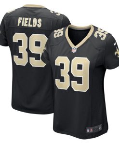 DaMarcus Fields New Orleans Saints Nike Women's Game Player Jersey - Black