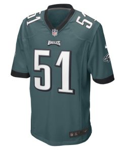 Alternative view of Cam Jurgens Philadelphia Eagles Nike Game Player Jersey - Midnight Green