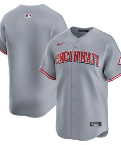 Cincinnati Reds Nike Away Limited Jersey - Gray