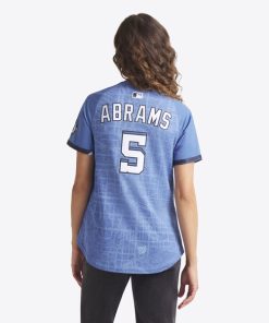 Alternative view of CJ Abrams Washington Nationals Nike Women's 2025 City Connect Limited Jersey - Blue