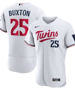 Byron Buxton Minnesota Twins Nike Road Authentic Official Player Jersey - White