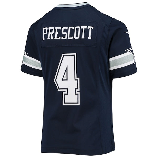 Dak Prescott Dallas Cowboys Nike Girls Youth Team Game Jersey - Navy - Image 3