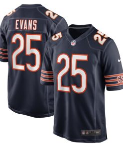 Darrynton Evans Chicago Bears Nike  Game Jersey -  Navy
