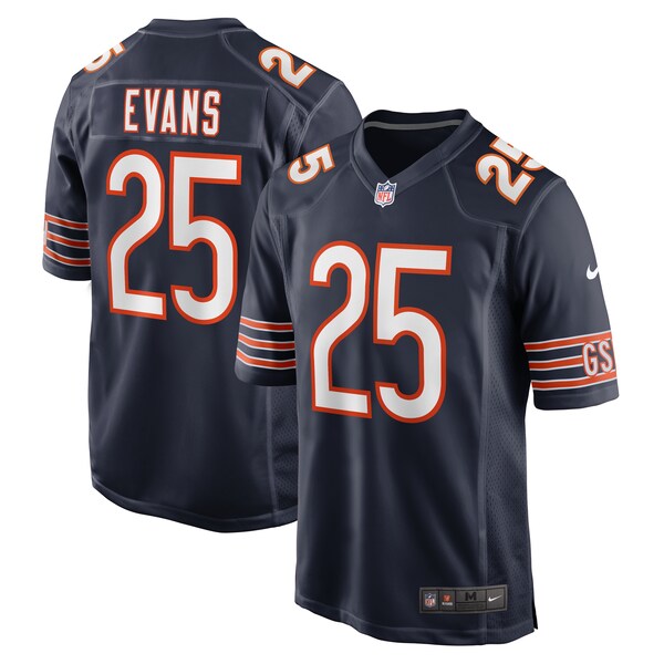 Darrynton Evans Chicago Bears Nike Game Jersey - Navy