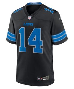 Alternative view of Amon-Ra St. Brown Detroit Lions Nike 2nd Alternate Game Jersey - Black