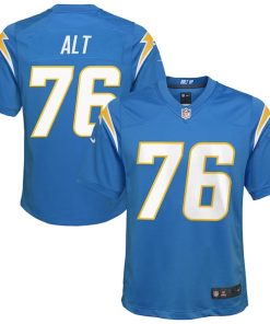 Joe Alt Los Angeles Chargers Nike Youth 2024 NFL Draft First Round Pick Player Game Jersey - Powder Blue