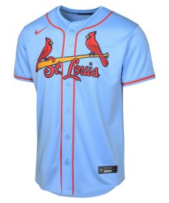 Alternative view of St. Louis Cardinals Nike Youth Alternate Limited Jersey - Light Blue