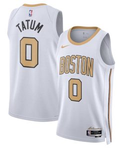 Jayson Tatum Boston Celtics Nike Unisex 2025/26 Swingman Jersey - White - City Edition