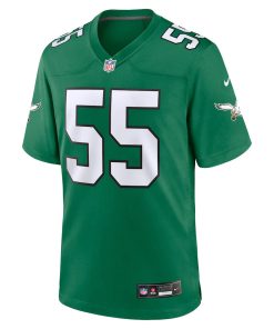 Alternative view of Brandon Graham Philadelphia Eagles Nike Game Jersey - Kelly Green