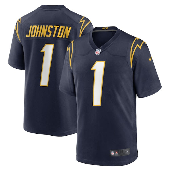 Quentin Johnston Los Angeles Chargers Nike Alternate Game Jersey - Navy/Royal/White - Image 7