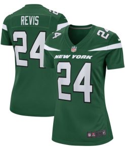 Darrelle Revis New York Jets Nike Women's Retired Player Game Jersey - Gotham Green