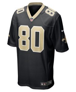 Alternative view of Jermaine Jackson New Orleans Saints Nike  Game Jersey -  Black