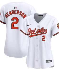 Gunnar Henderson Baltimore Orioles Nike Women's Home Limited Player Jersey - White