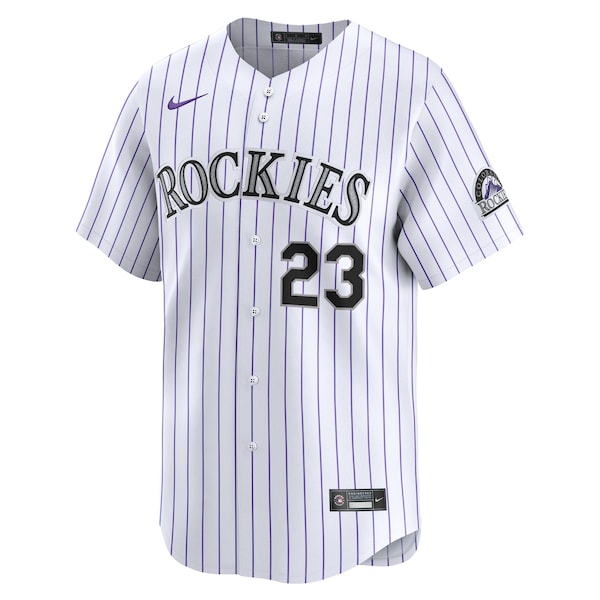 Kris Bryant Colorado Rockies Nike Home Limited Player Jersey - White - Image 2