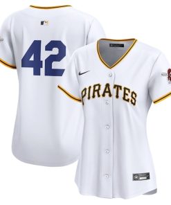 Pittsburgh Pirates Nike Women's 2024 Jackie Robinson Day Home Limited Jersey?¨C White