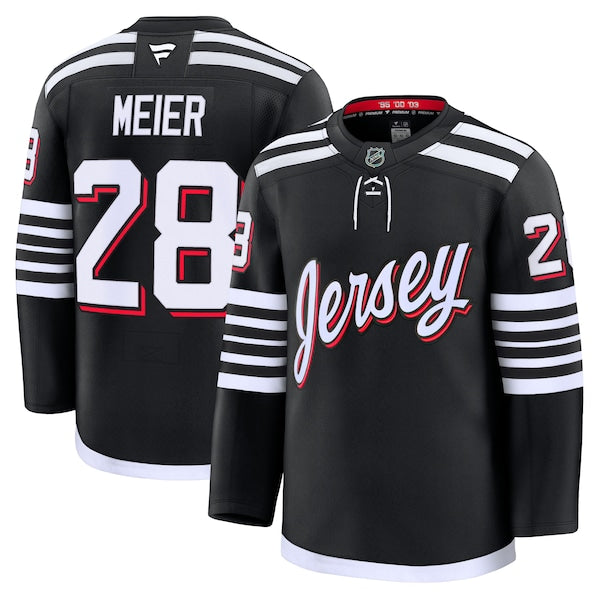 Timo Meier New Jersey Devils Alternate Premium Jersey - Black