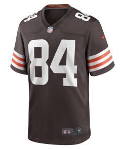 Alternative view of Jordan Akins Cleveland Browns Nike Team Game Jersey -  Brown