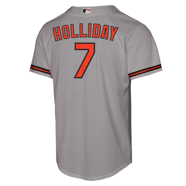 Jackson Holliday Baltimore Orioles Nike Youth Road Replica Jersey - Gray - Image 3