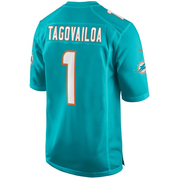 Tua Tagovailoa Miami Dolphins Nike Game Jersey - Aqua - Image 3