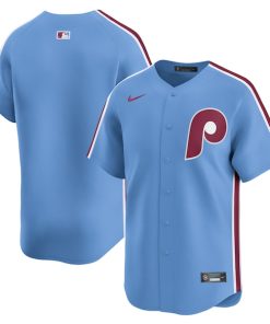 Philadelphia Phillies Nike Custom Alternate Limited Jersey?¨C Light Blue