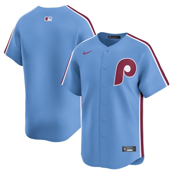 Philadelphia Phillies Nike Custom Alternate Limited Jersey?ยจC Light Blue