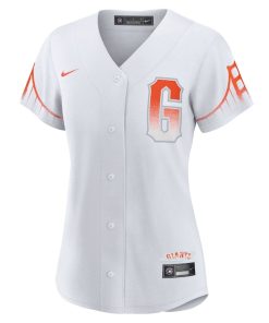 Alternative view of San Francisco Giants Nike Women's City Connect Replica Jersey - White